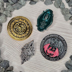Zdjęcie produktu House of Dragon - Zestaw 4 przypinek z symbolami