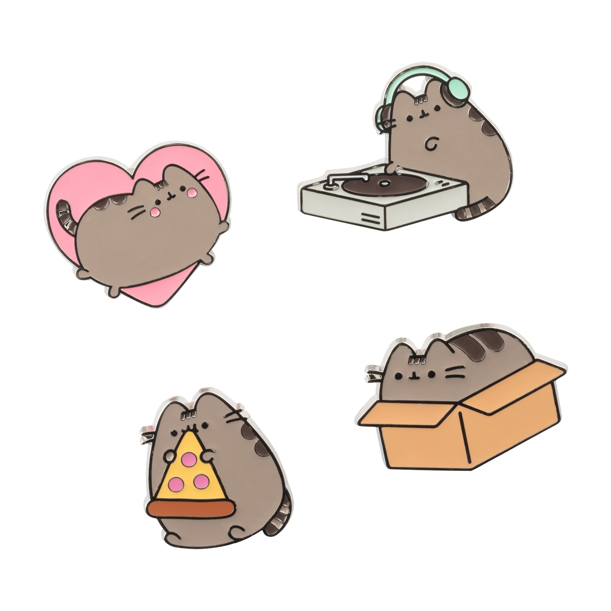 Zdjęcie produktu Pusheen - Zestaw 4 przypinek