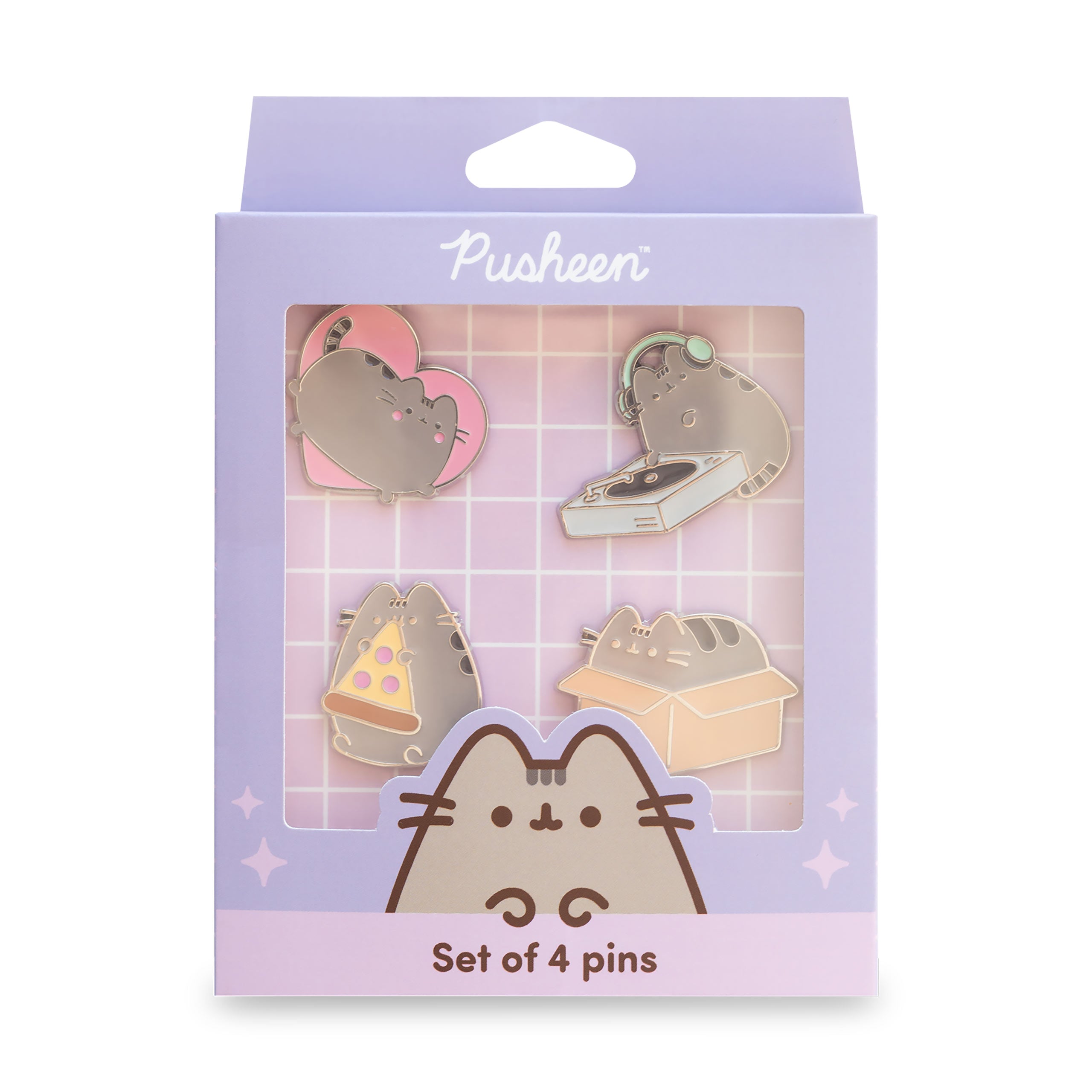 Zdjęcie produktu Pusheen - Zestaw 4 przypinek