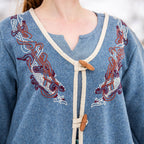 Zdjęcie produktu Średniowieczny płaszcz Birka niebieski