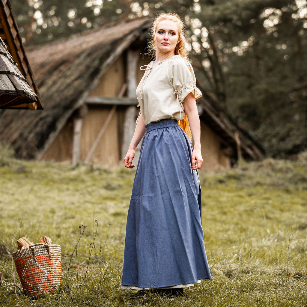 Product image Medieval Skirt Double Layer Blue-Beige