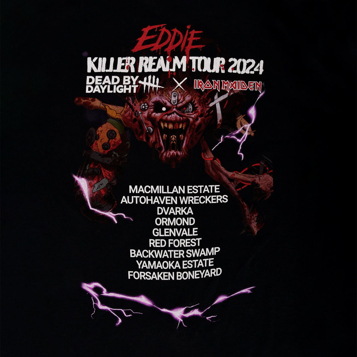 Zdjęcie produktu Dead by Daylight x Iron Maiden - Eddie Killer Realm Tour 2024 T-Shirt