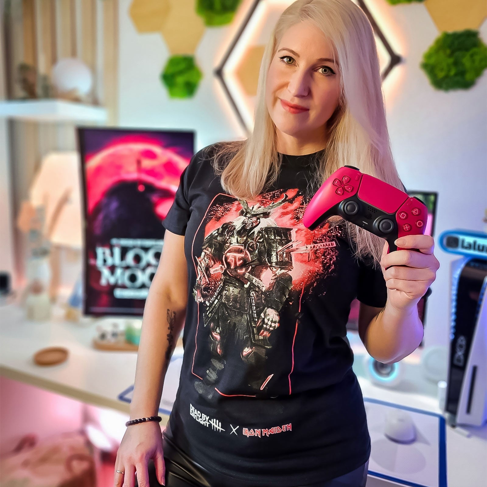 Product image Dead by Daylight x Iron Maiden - Oni Samurai Eddie Killer T-Shirt