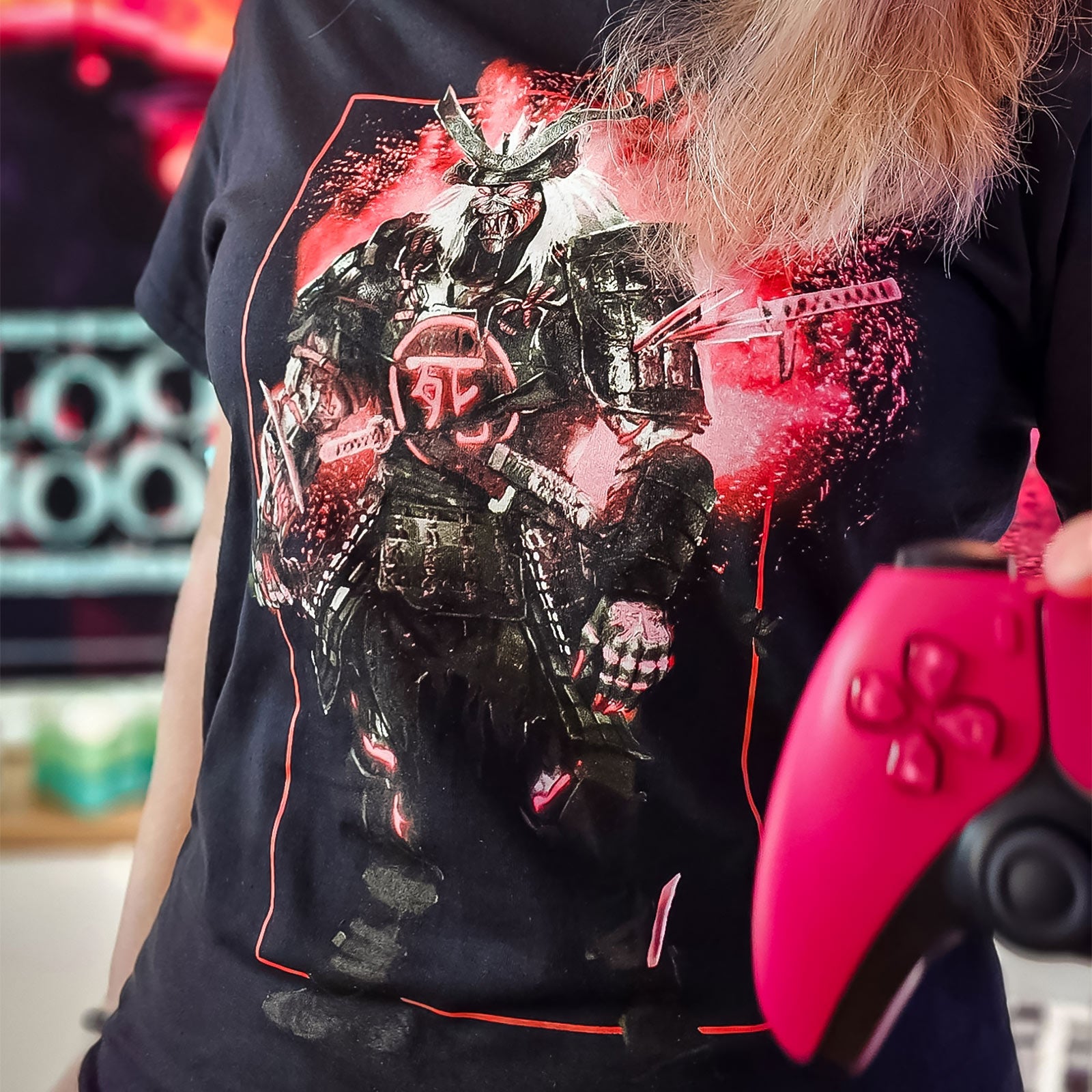 Product image Dead by Daylight x Iron Maiden - Oni Samurai Eddie Killer T-Shirt