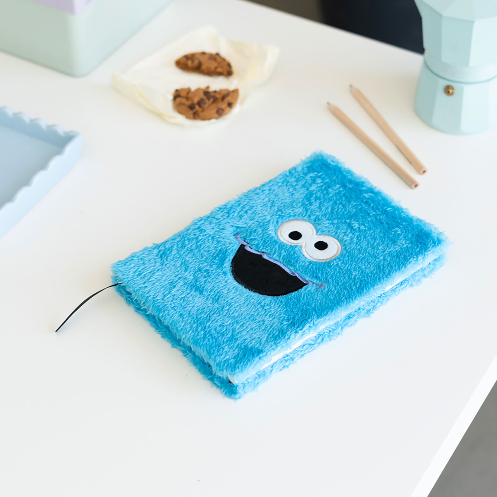 Zdjęcie produktu Ulica Sezamkowa - Pluszowy Notatnik Cookie Monster