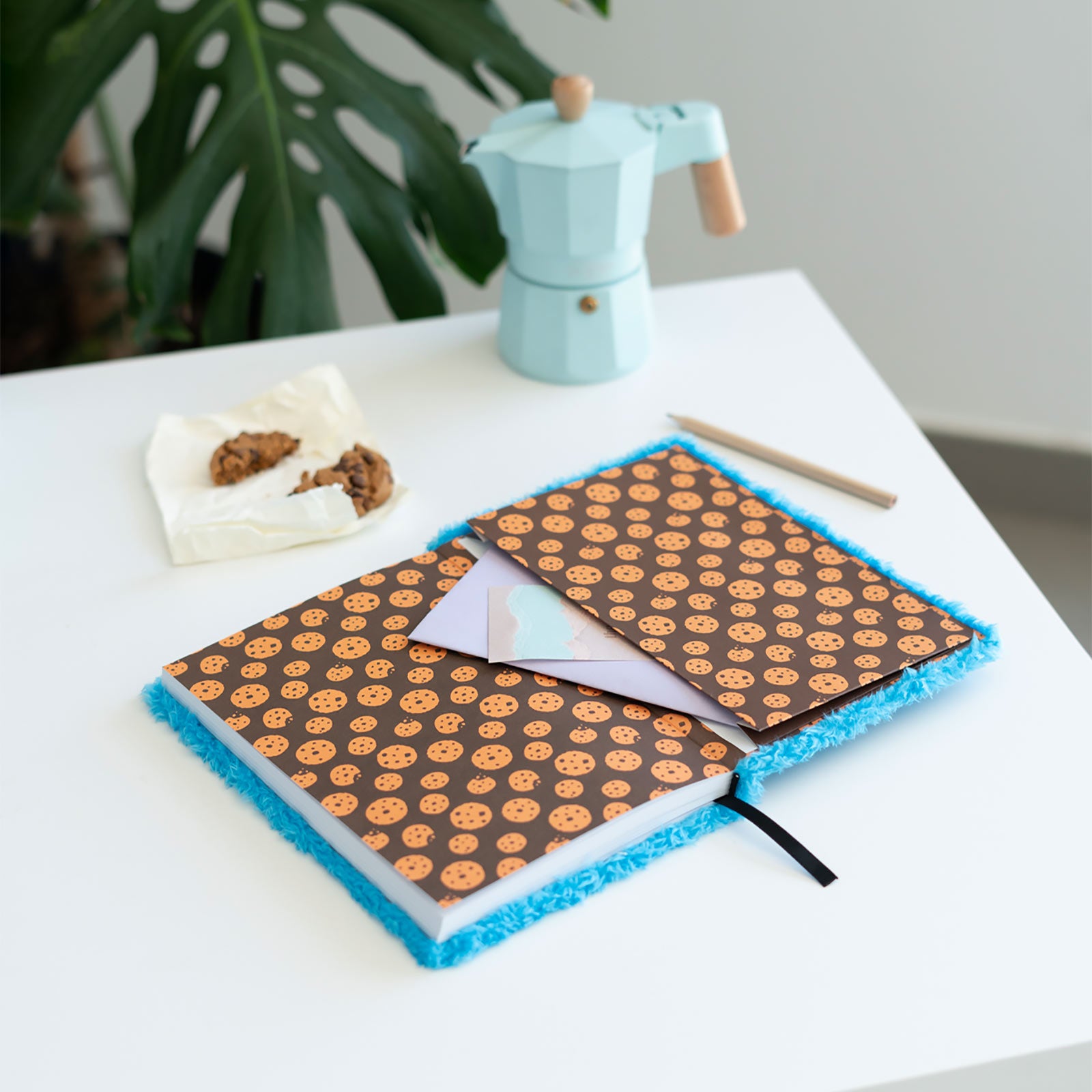 Zdjęcie produktu Ulica Sezamkowa - Pluszowy Notatnik Cookie Monster