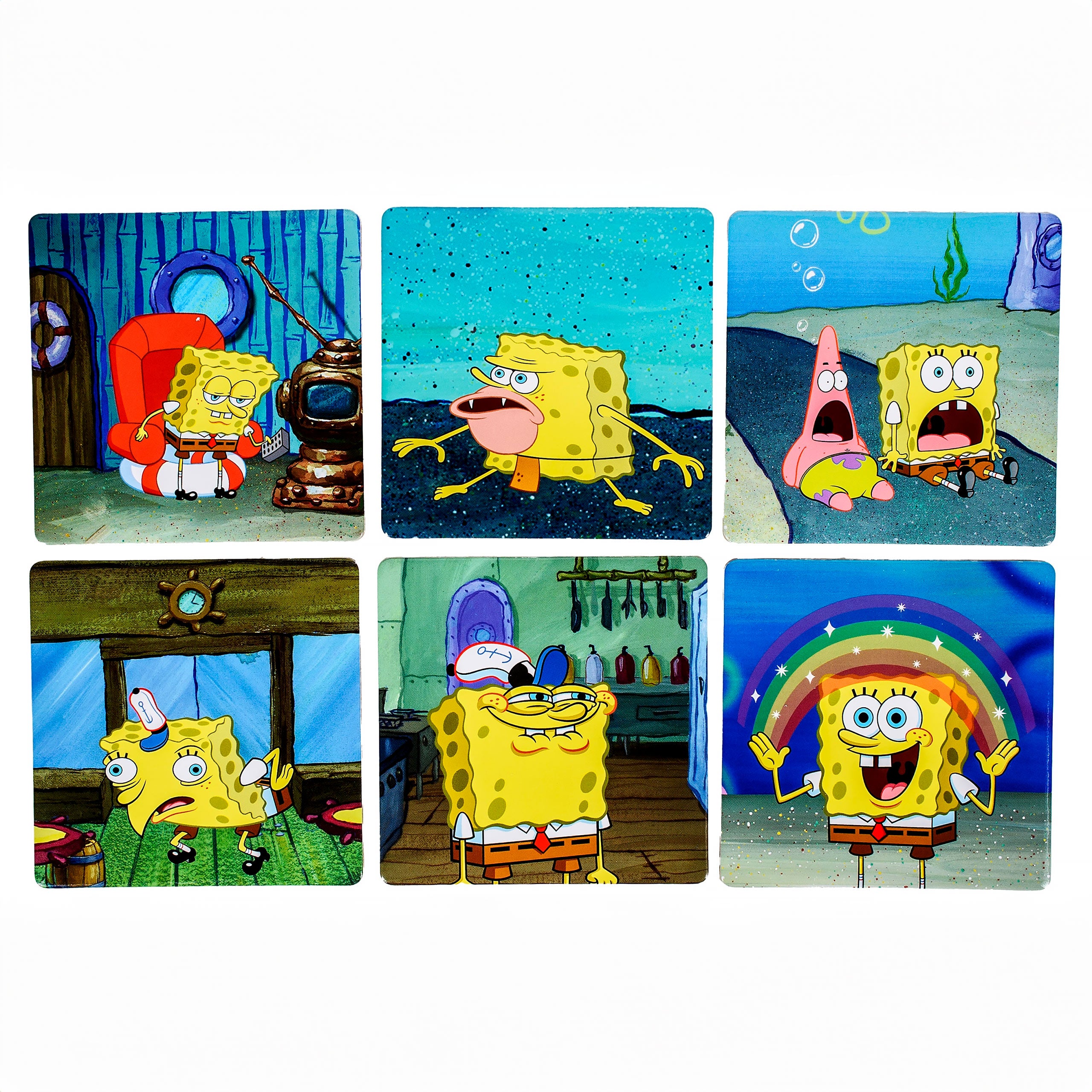 Zdjęcie produktu SpongeBob – Podstawki pod kubek Bikini Dolne zestaw 6
