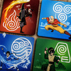 Zdjęcie produktu Avatar: Legenda Aanga - Zestaw 4 podkładek z grupą