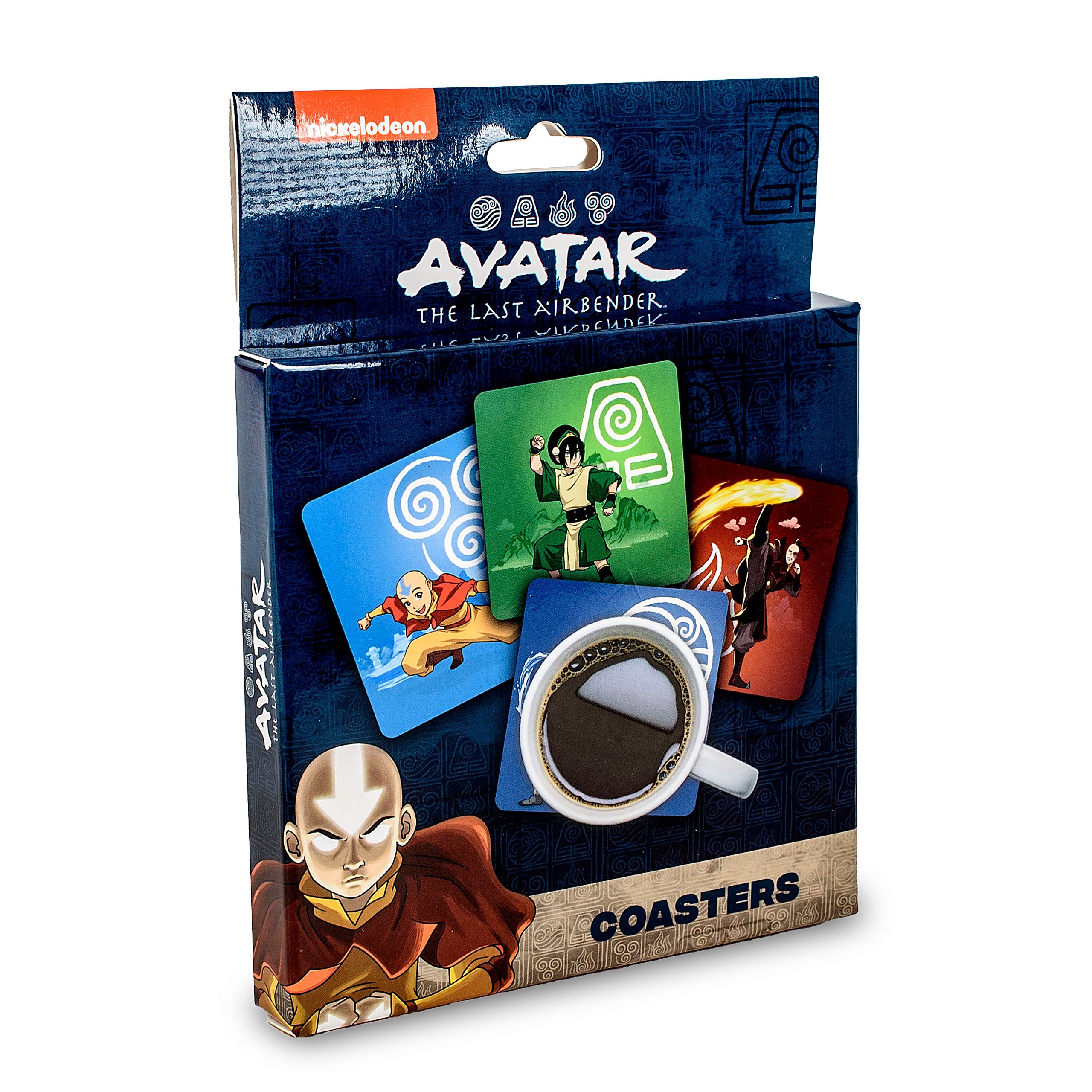 Zdjęcie produktu Avatar: Legenda Aanga - Zestaw 4 podkładek z grupą