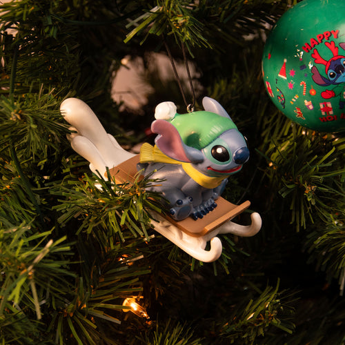 Zdjęcie produktu Stitch na sankach ozdoba choinkowa - Lilo & Stitch