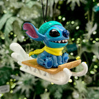 Zdjęcie produktu Stitch na sankach ozdoba choinkowa - Lilo & Stitch