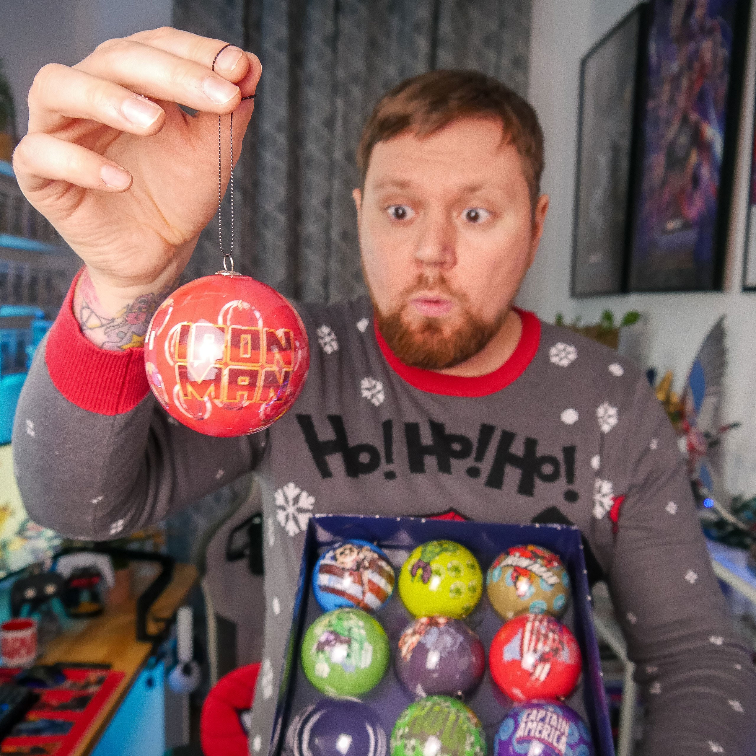 Zdjęcie produktu Avengers - Heroes bombki choinkowe 9 szt.