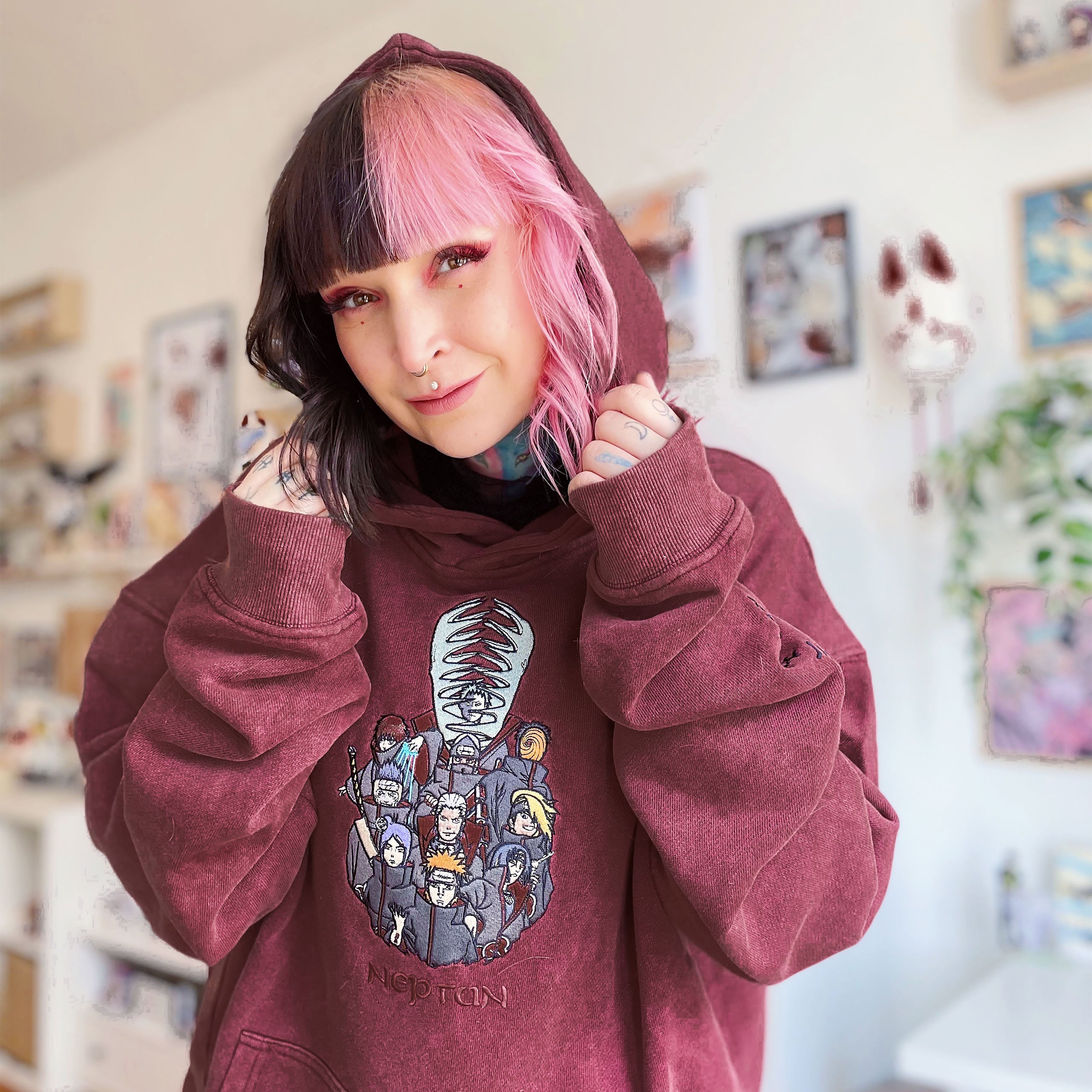 Zdjęcie produktu Naruto - Grupa Oversize Premium Bluza z Kapturem