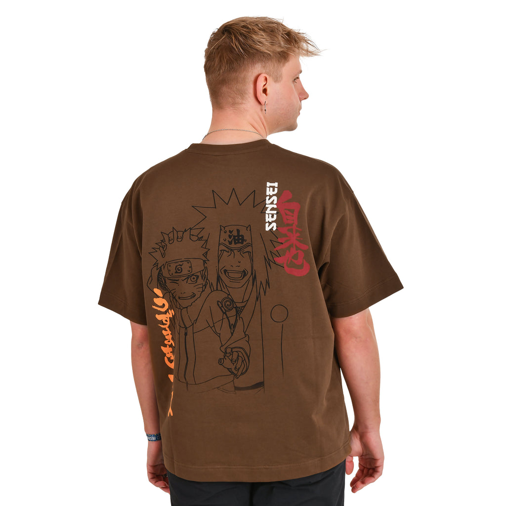 Zdjęcie produktu Naruto - Jiraiya i Naruto Oversize Premium T-Shirt