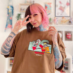 Zdjęcie produktu Naruto - Jiraiya i Naruto Oversize Premium T-Shirt