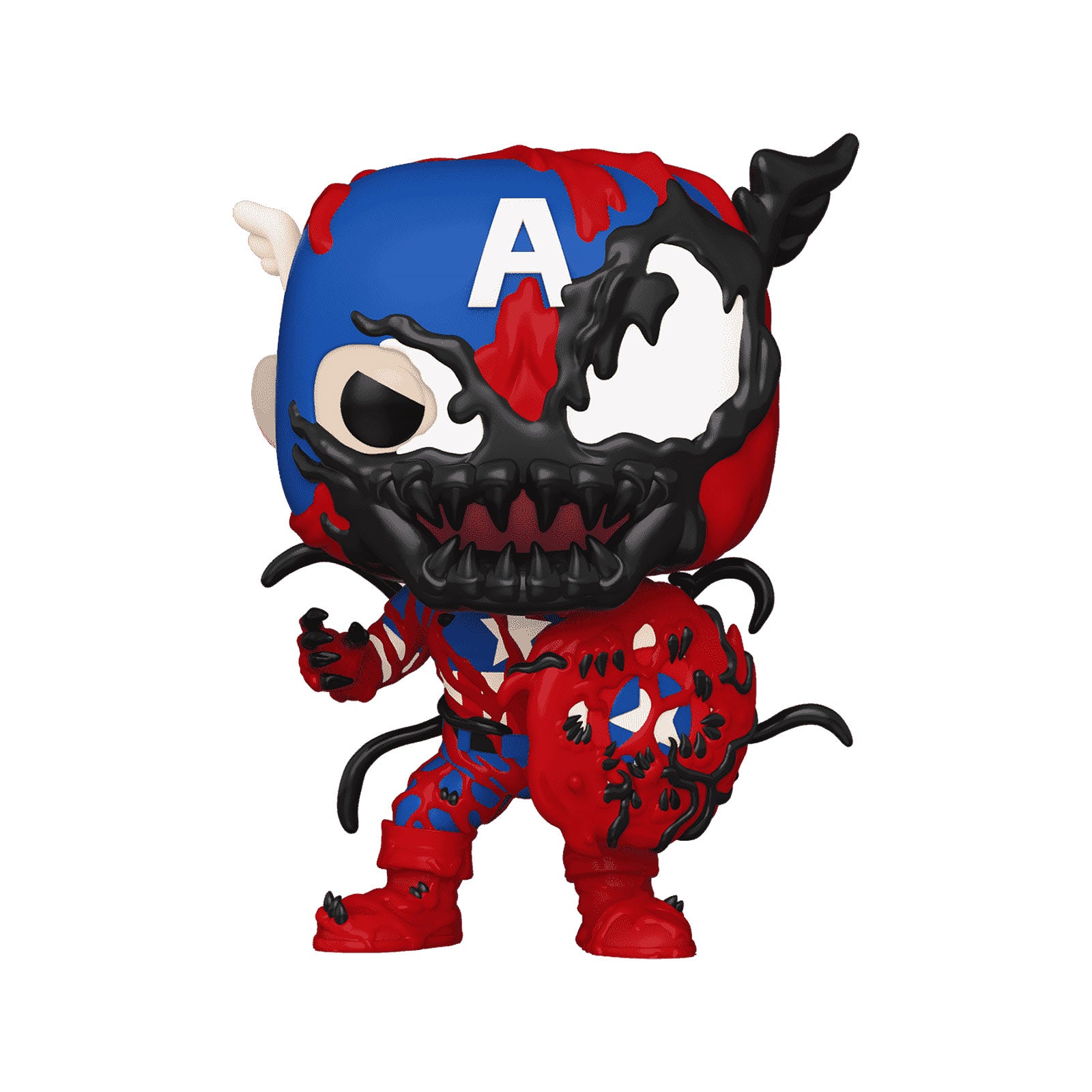 Zdjęcie produktu Marvel - Carnage Captain America​ Funko Pop figurka z ruchomą głową