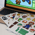 Zdjęcie produktu Super Mario - Mushroom Kingdom Naklejki