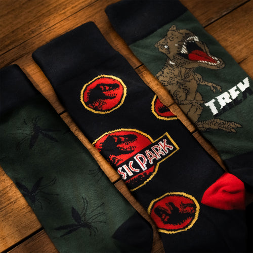 Zdjęcie produktu Jurassic Park - Zestaw 3 Par Skarpetek