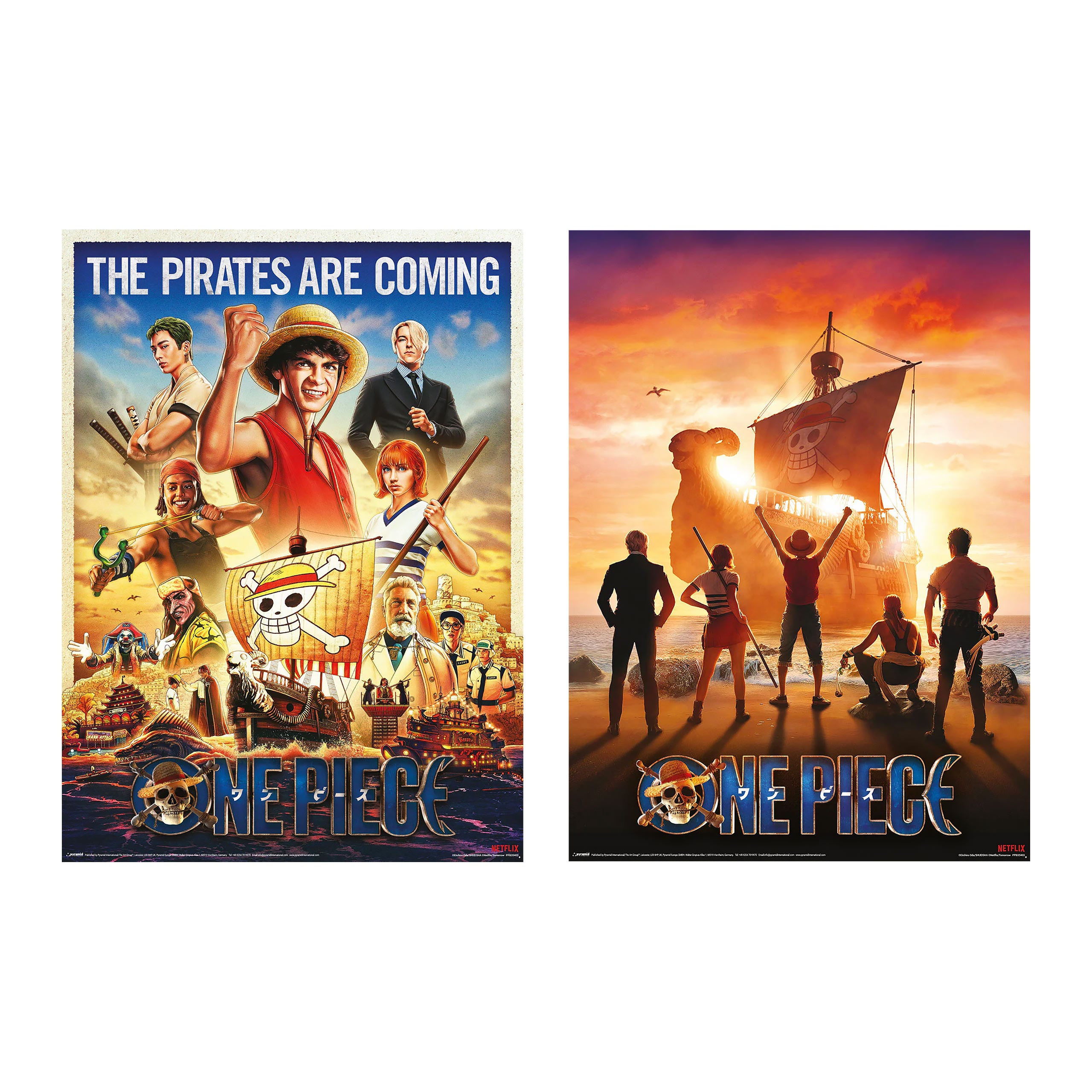 Zdjęcie produktu One Piece - Live Action Zestaw 2 plakatów