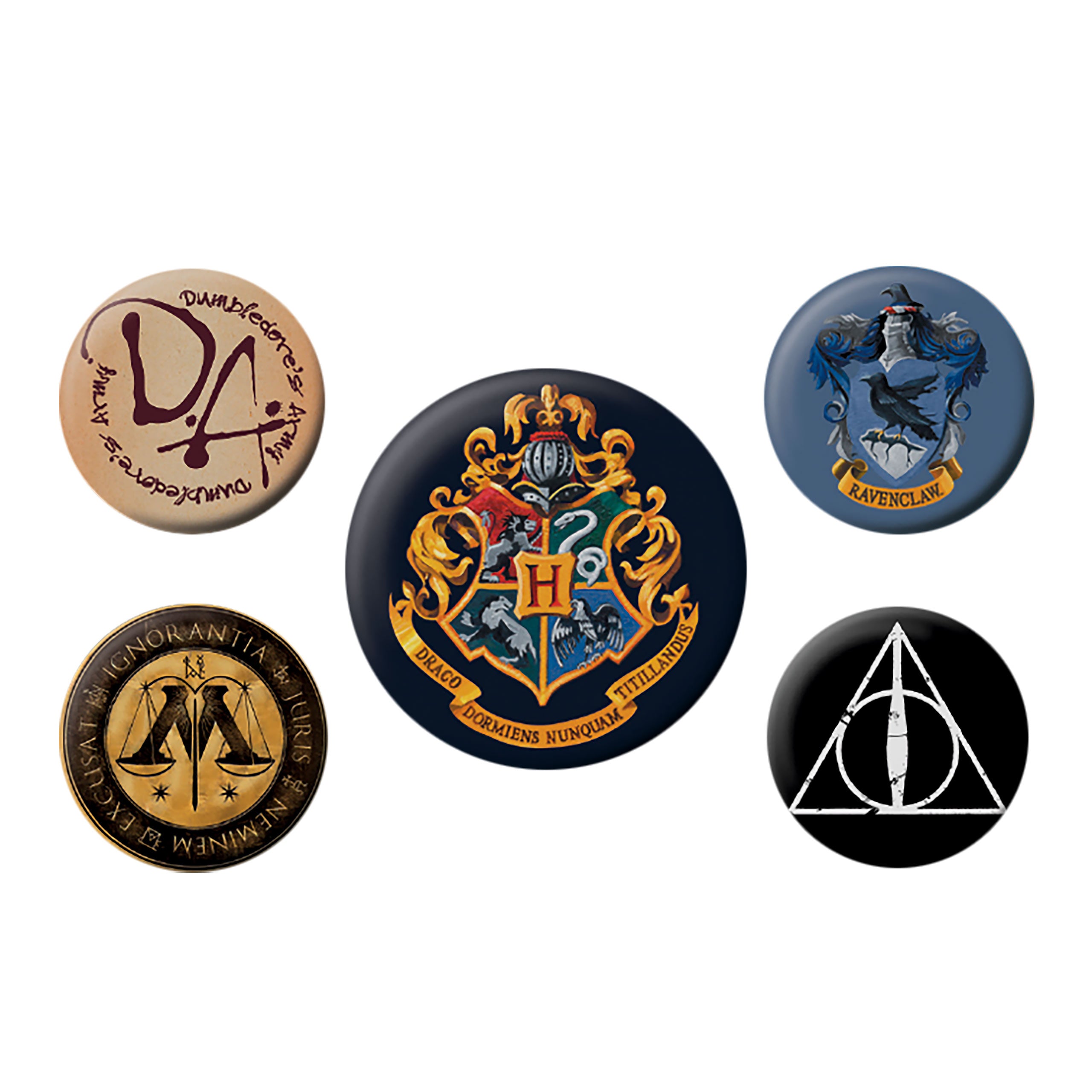 Zdjęcie produktu Harry Potter - Zestaw 5 przypinek z symbolami