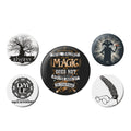 Zdjęcie produktu Harry Potter - Magic Button Zestaw 5 sztuk