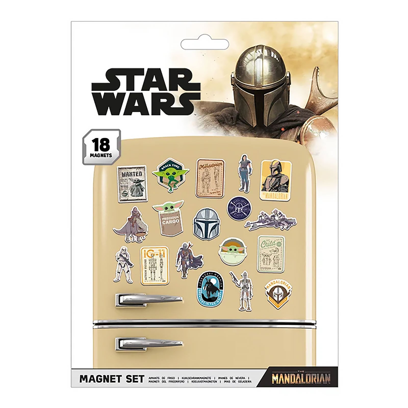 Zdjęcie produktu Zestaw magnesów Łowca nagród - Star Wars The Mandalorian