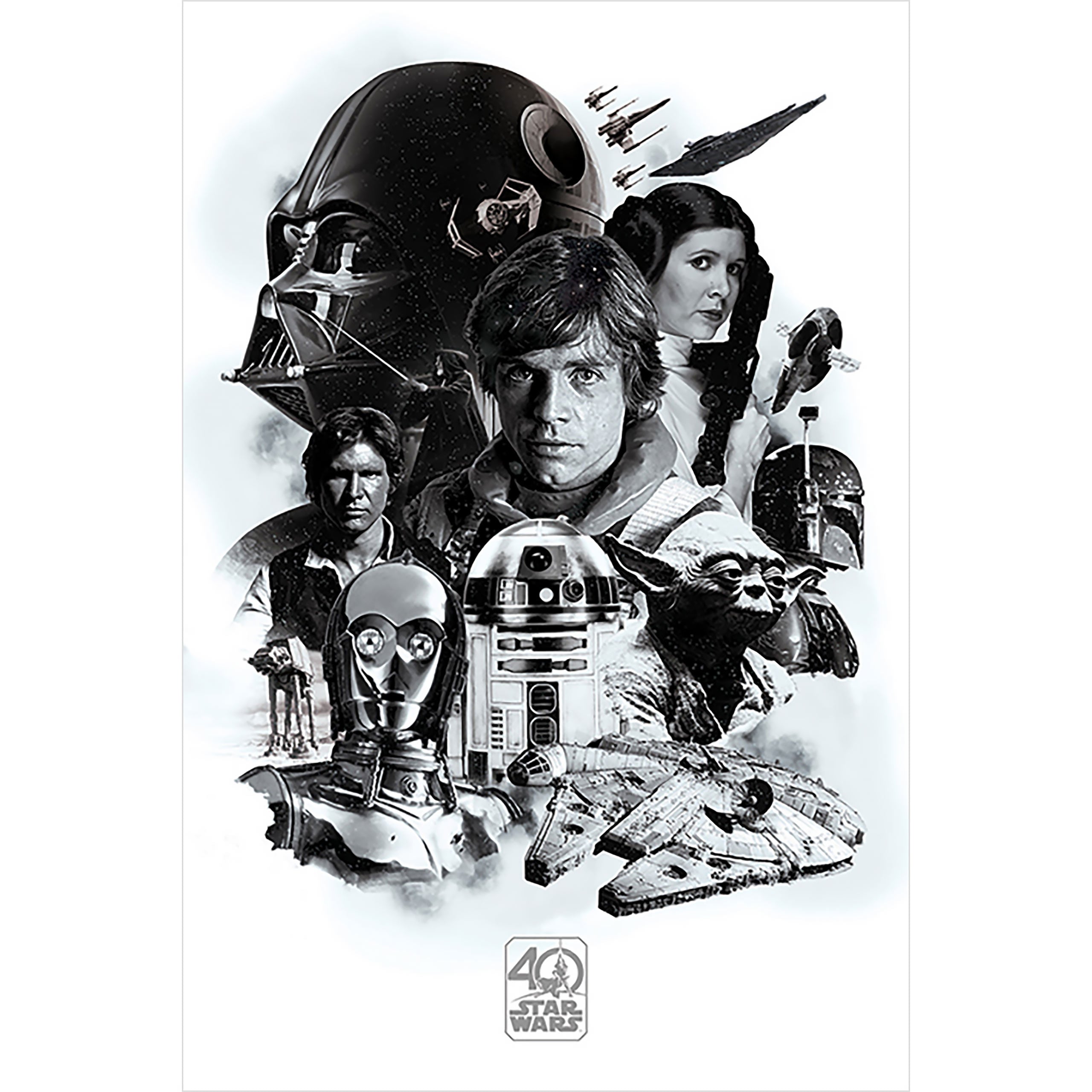 Product image Star Wars - 40th Anniversary Montage Maxi Poster