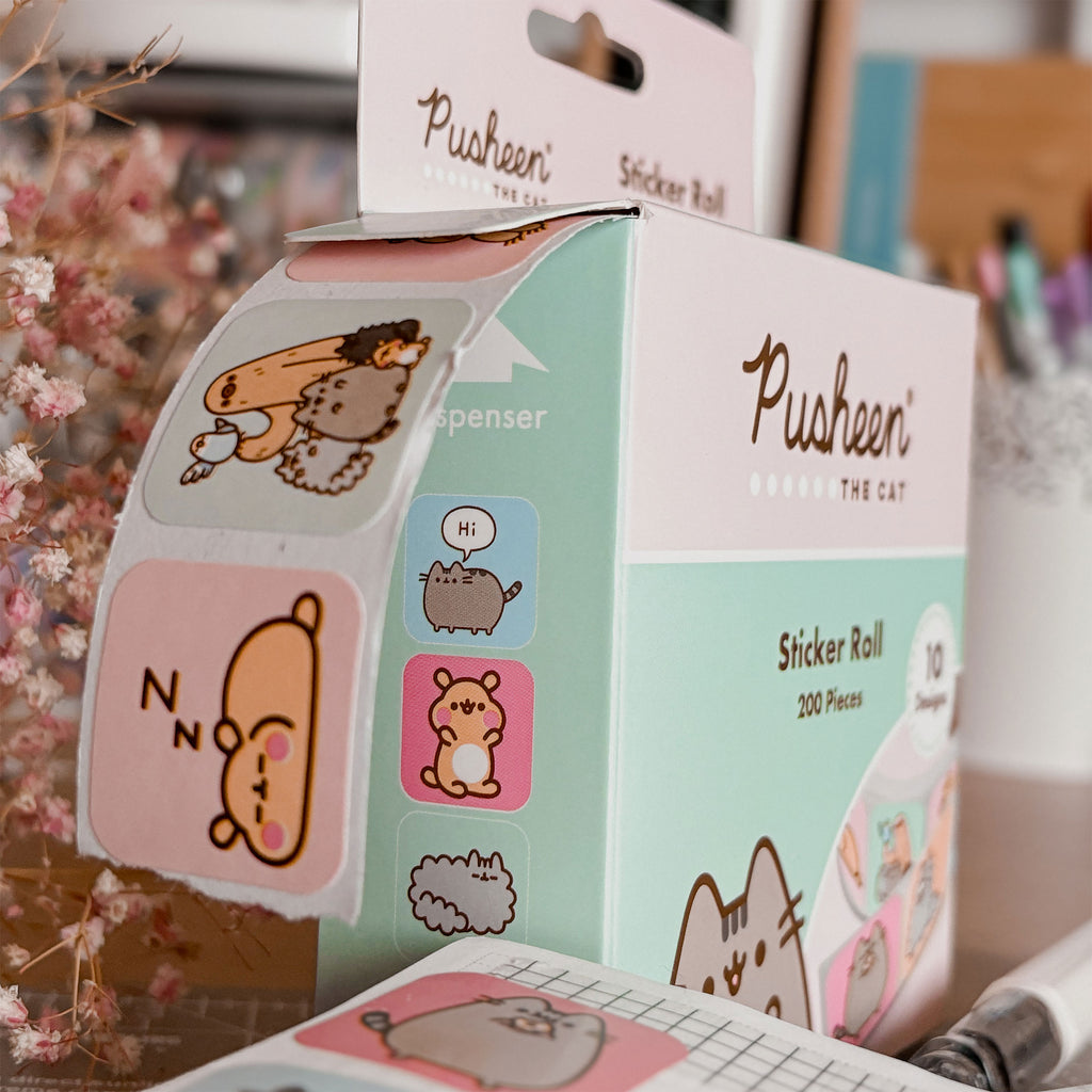 Zdjęcie produktu Pusheen - Zestaw Naklejek z Kolekcji Postaci