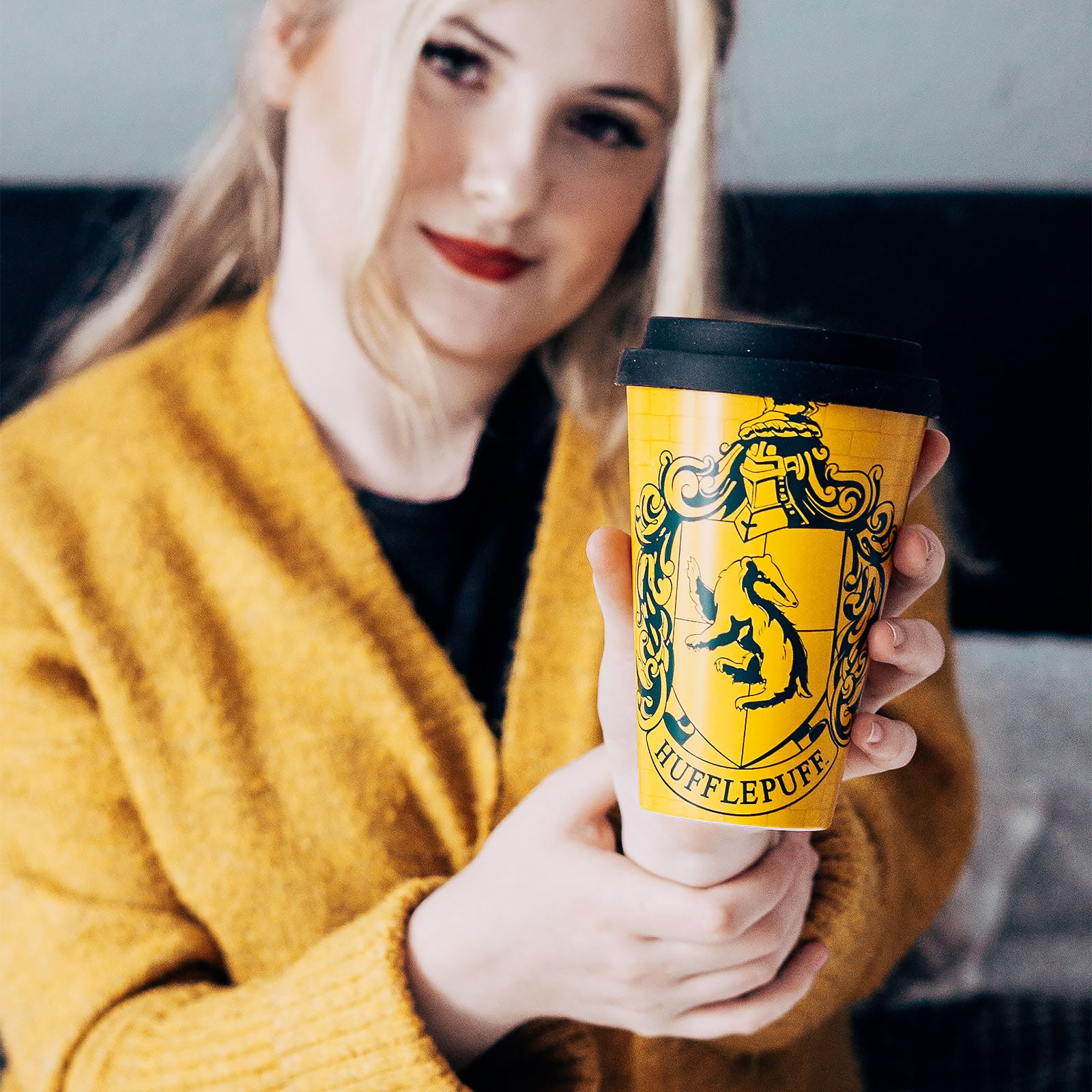 Zdjęcie produktu Harry Potter - Proud Hufflepuff Kubek To Go