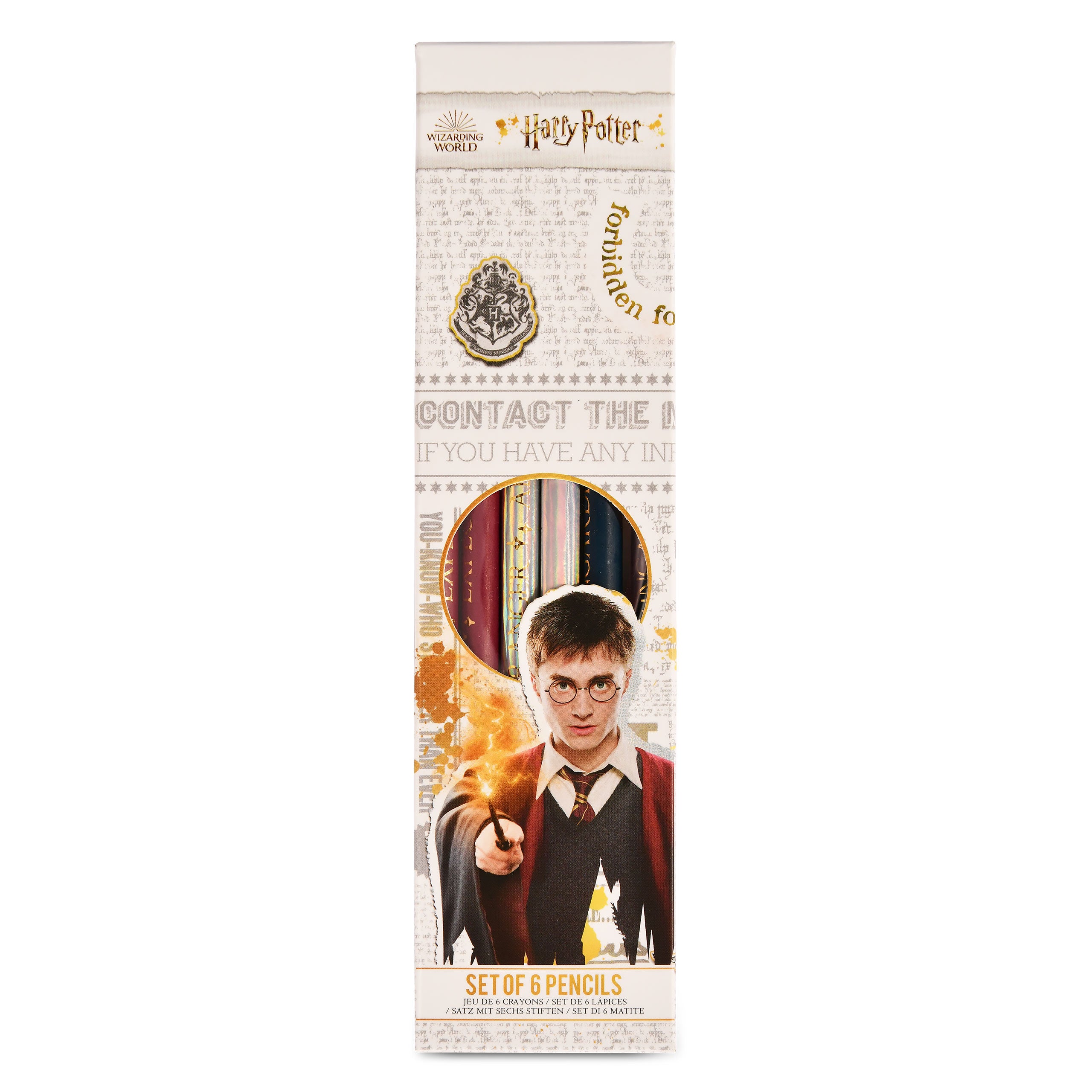 Zdjęcie produktu Harry Potter - Zestaw 6 ołówków z zaklęciami