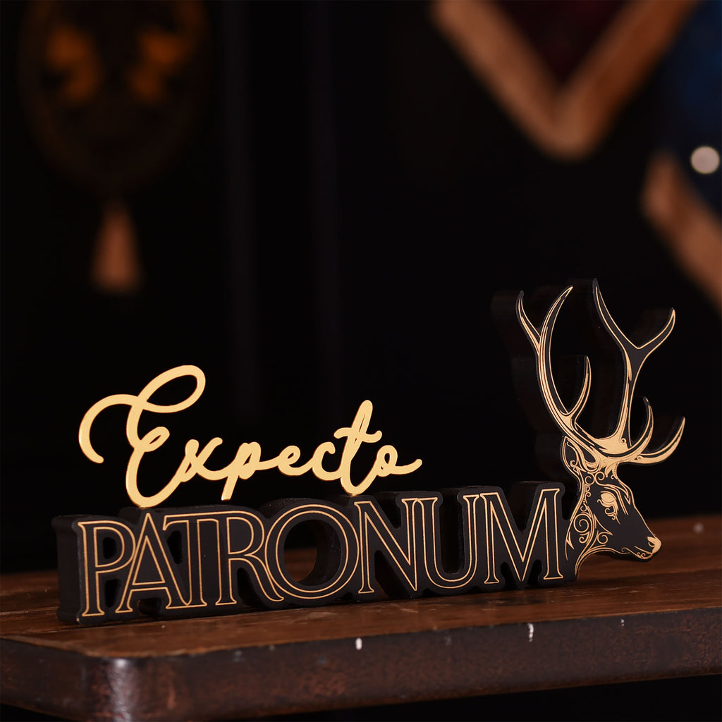 Product image Expecto Patronum Wooden Sign Decoration - Harry Potter