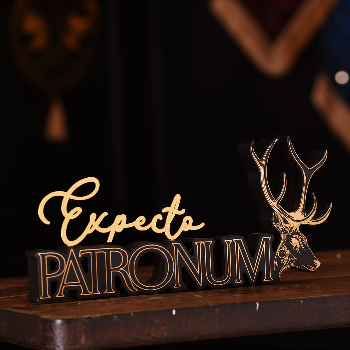 Product image Expecto Patronum Wooden Sign Decoration - Harry Potter