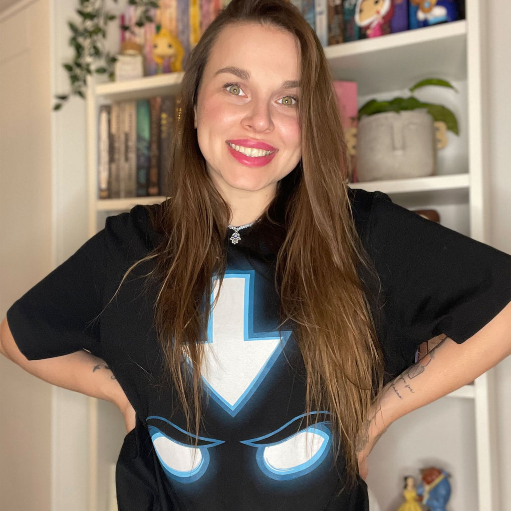 Zdjęcie produktu Koszulka Spirit dla fanów Avatar Aang czarna