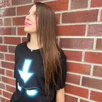 Zdjęcie produktu Koszulka Spirit dla fanów Avatar Aang czarna