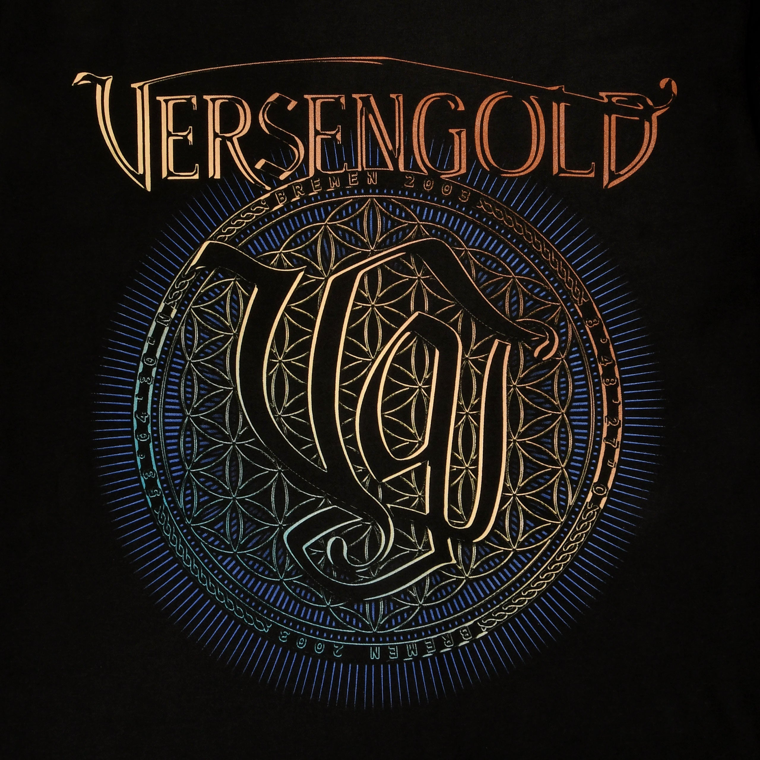 Zdjęcie produktu Versengold - Flower of Life T-Shirt czarny