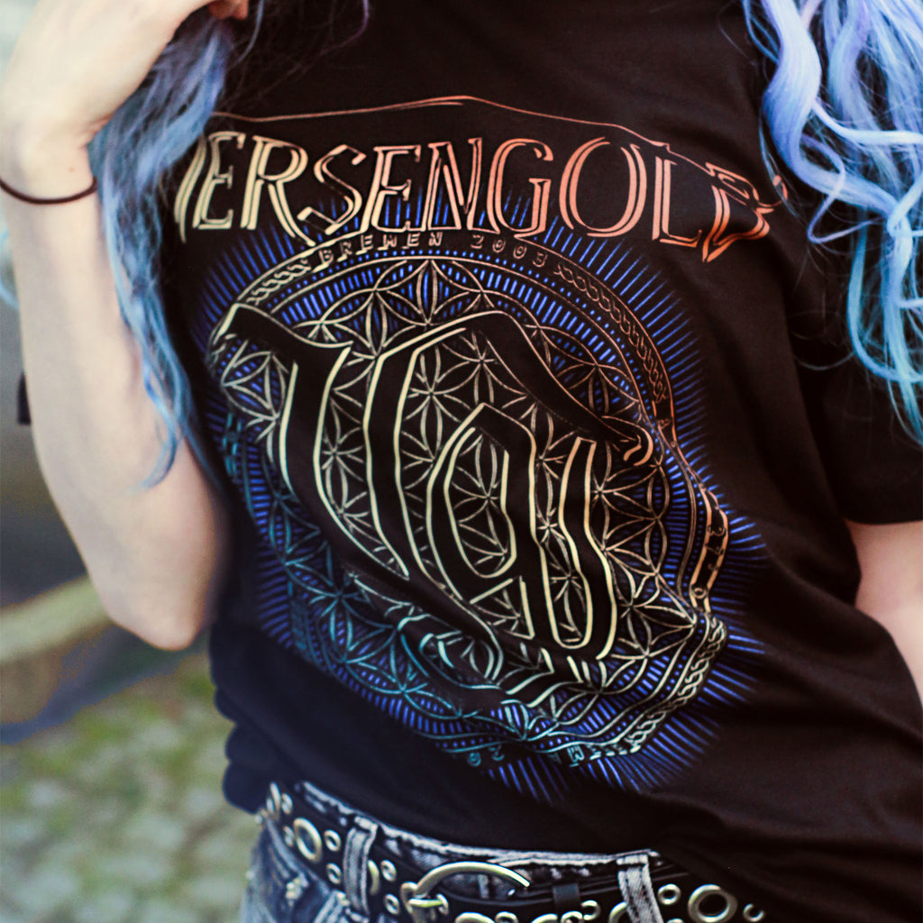 Zdjęcie produktu Versengold - Flower of Life T-Shirt czarny