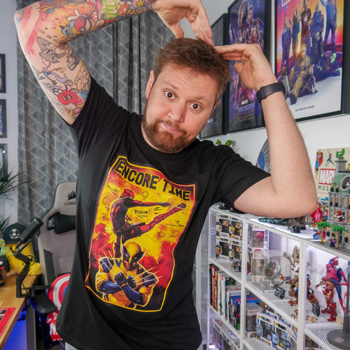Zdjęcie produktu Deadpool i Wolverine - Encore Time T-Shirt czarny