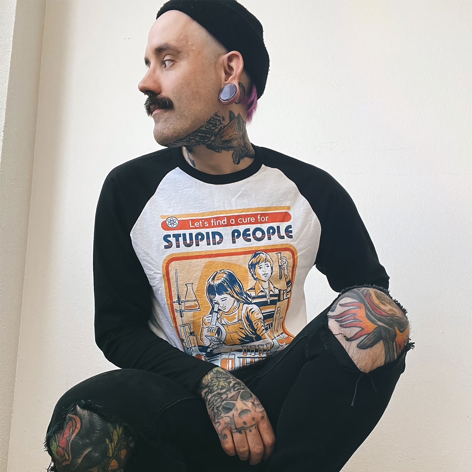 Zdjęcie produktu Steven Rhodes - Znajdźmy Lekarstwo Na Głupich Ludzi Longsleeve