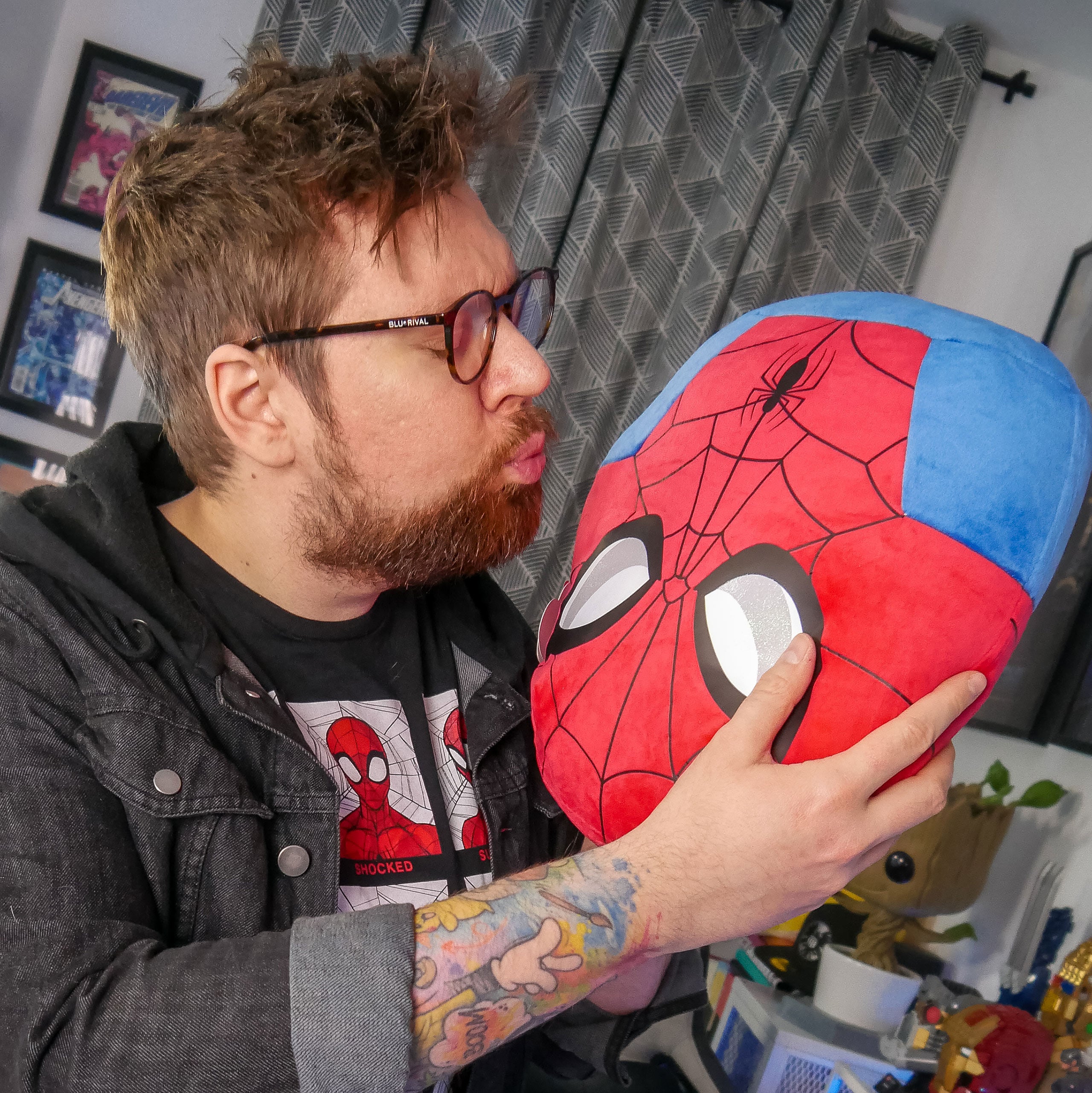 Zdjęcie produktu Spider-Man Squishy Beanies Poduszka Pluszowa 35cm - Marvel
