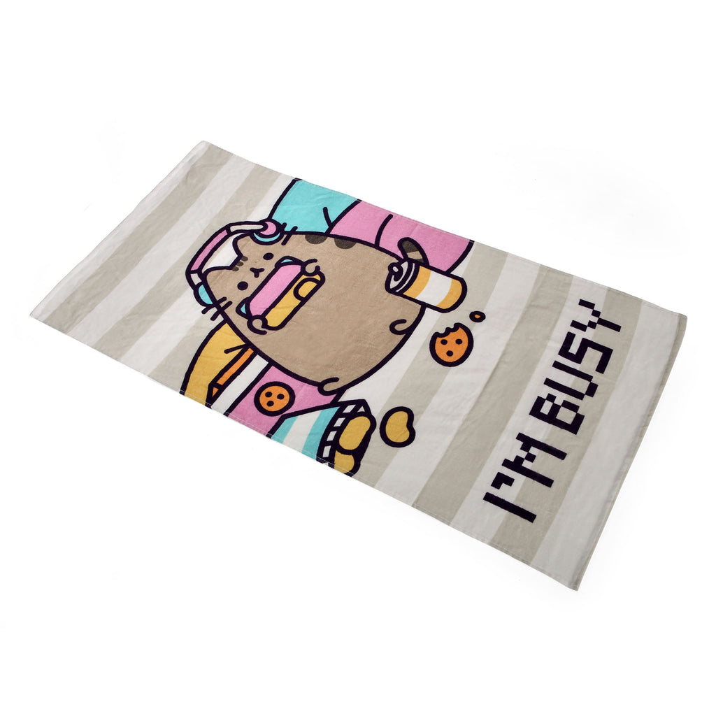 Zdjęcie produktu Pusheen - Ręcznik kąpielowy 'I'm Busy'