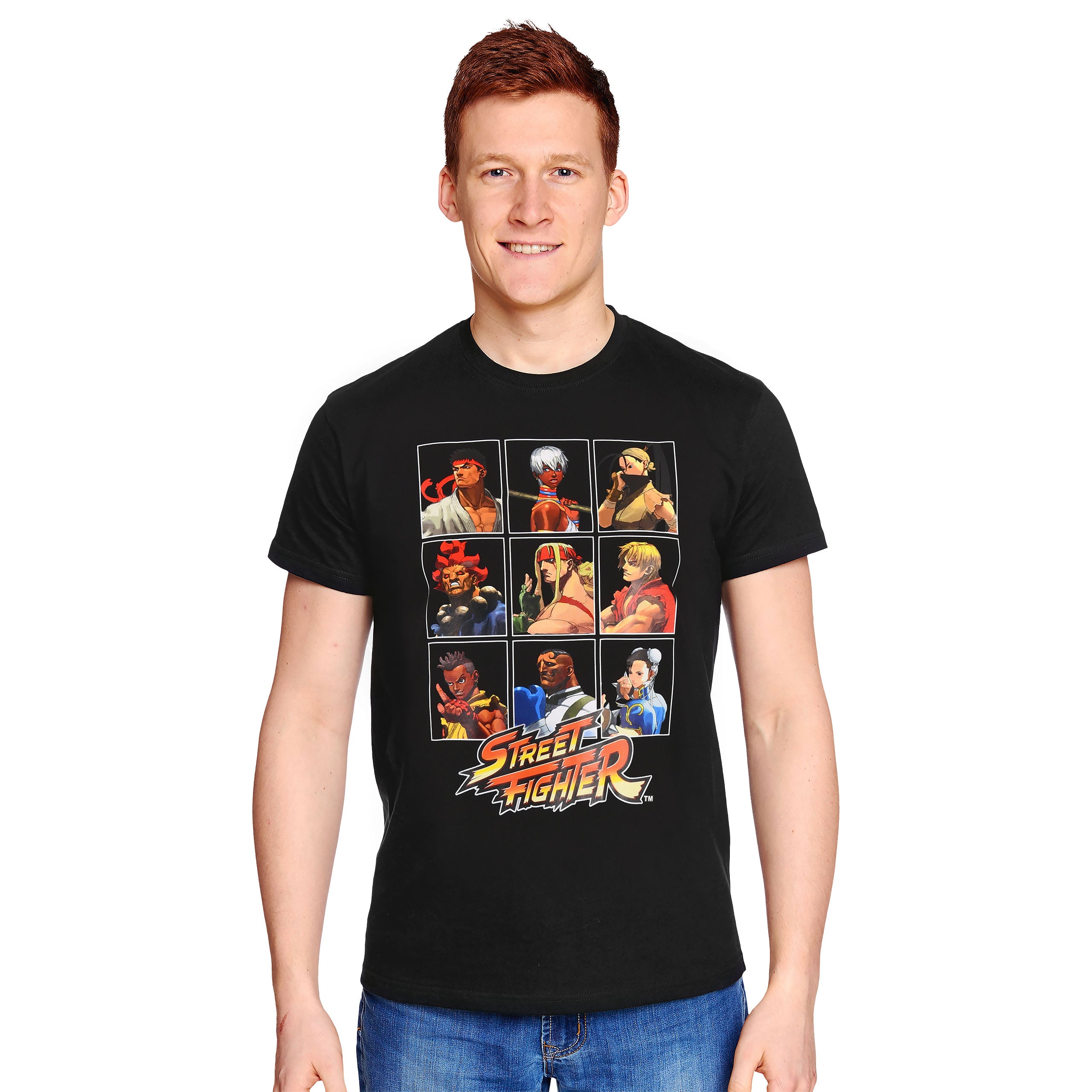 Zdjęcie produktu Street Fighter - Postacie T-Shirt czarne