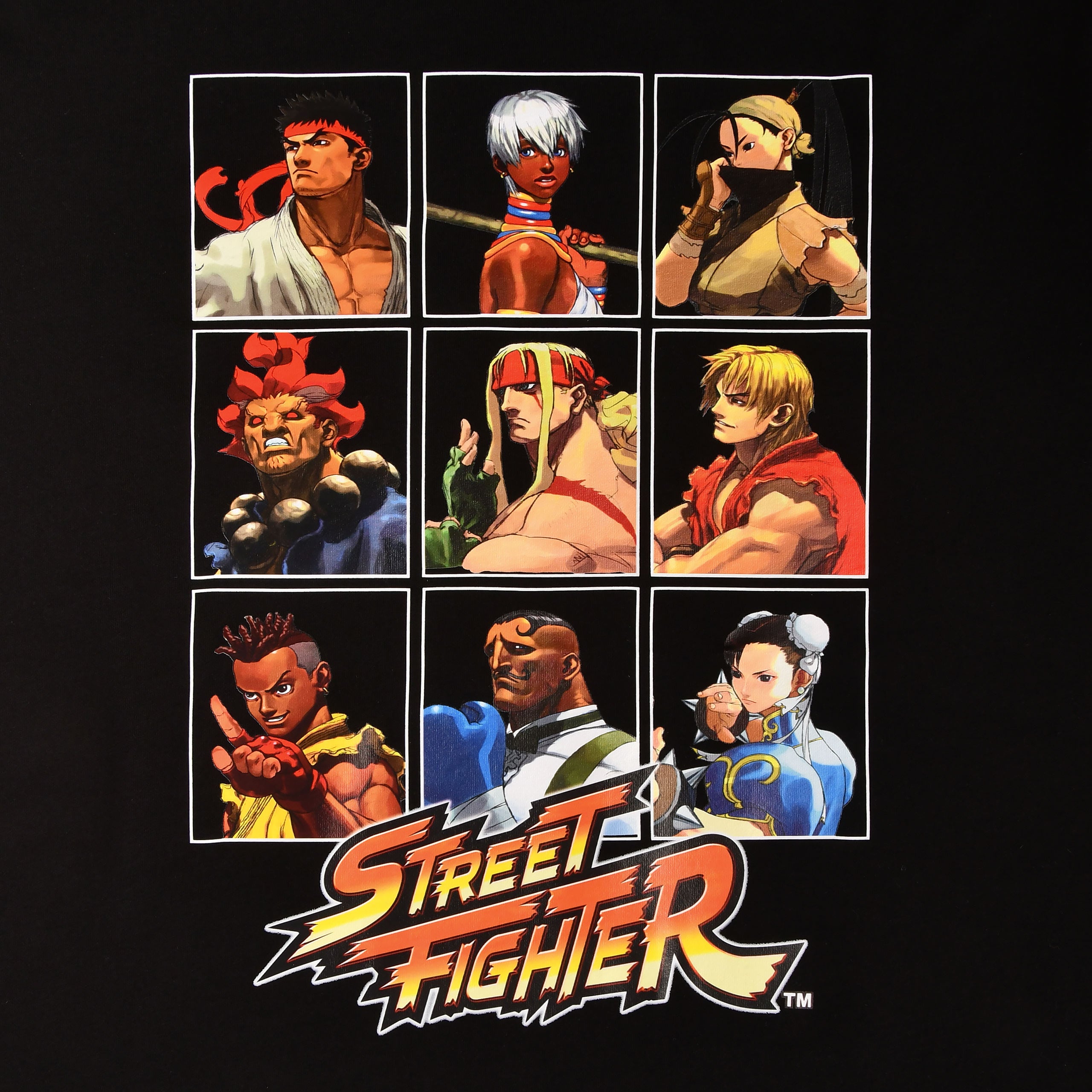 Zdjęcie produktu Street Fighter - Postacie T-Shirt czarne