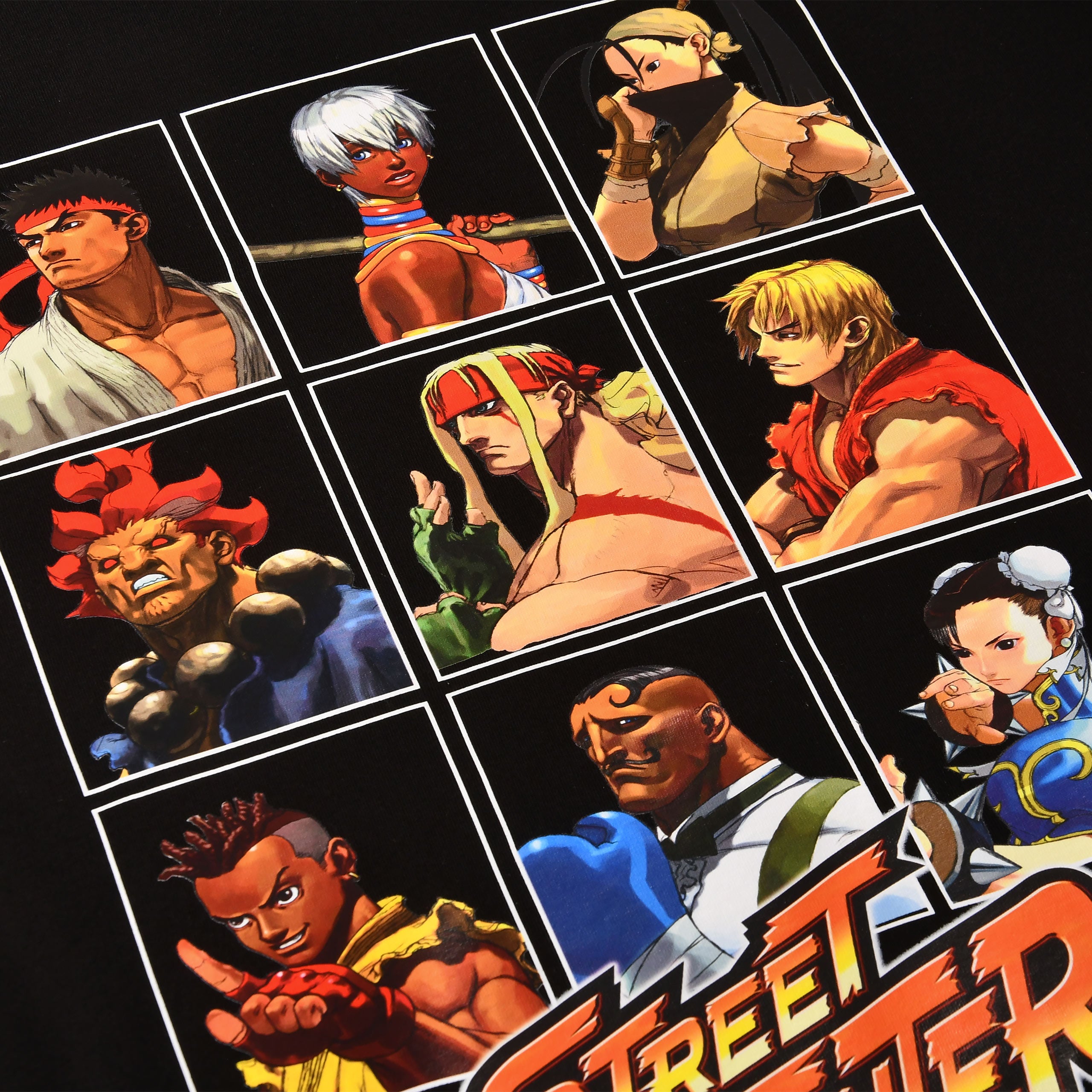 Zdjęcie produktu Street Fighter - Postacie T-Shirt czarne