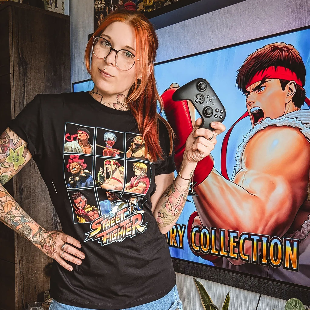 Product image Street Fighter - Characters T-Shirt Black