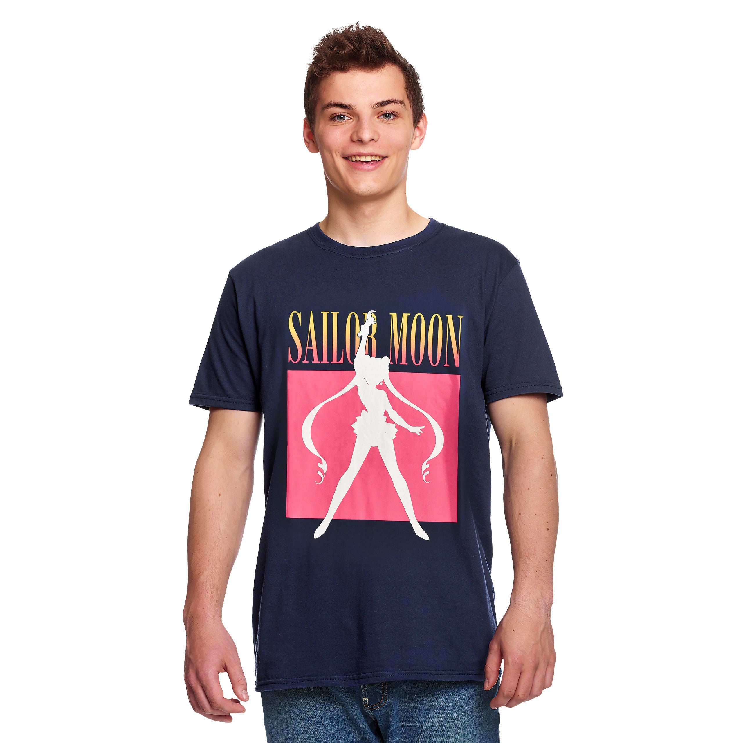Zdjęcie produktu Sailor Moon - Sylwetka T-Shirt niebieski