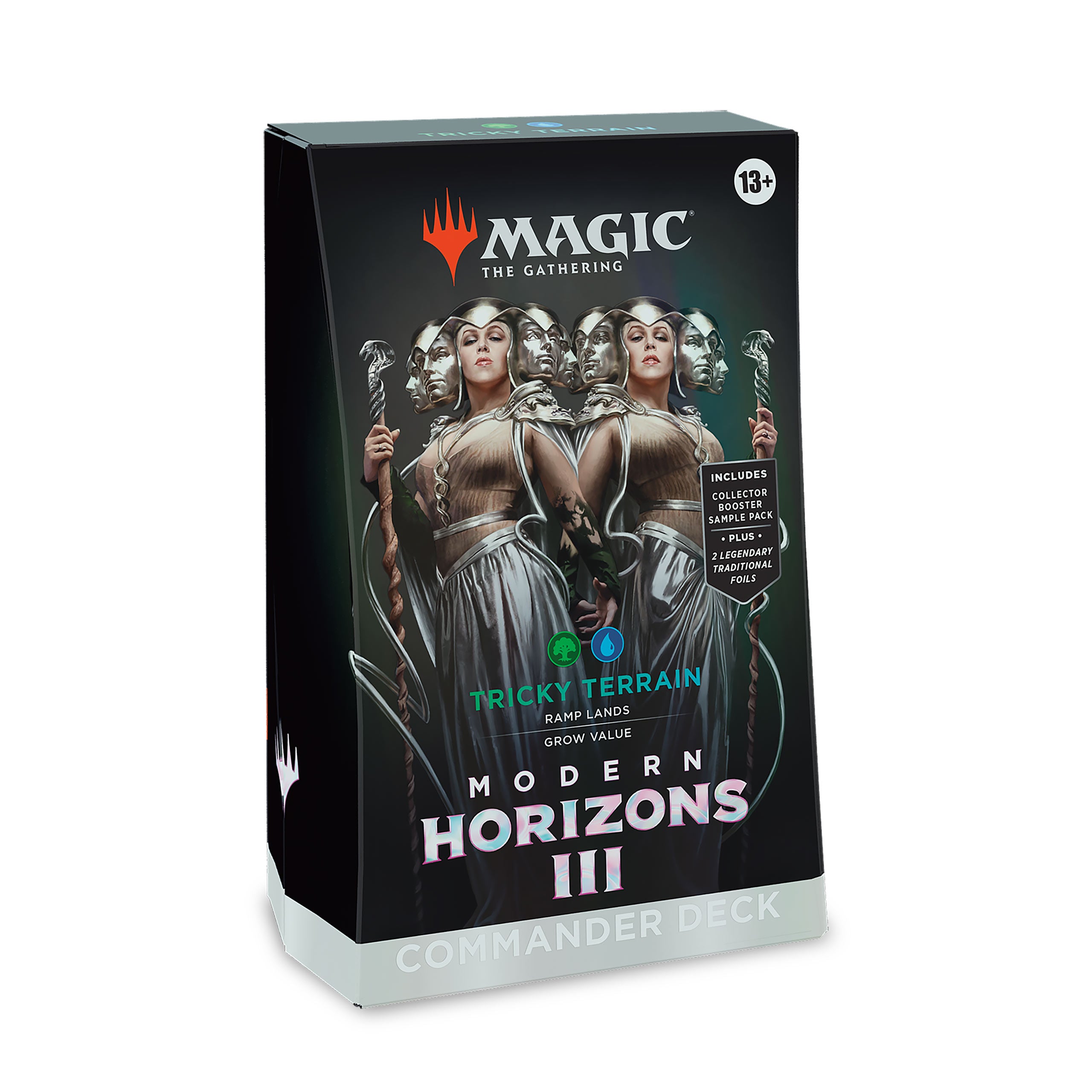 Zdjęcie produktu Modern Horizons 3 - Tricky Terrain Commander Deck - Magic The Gathering
