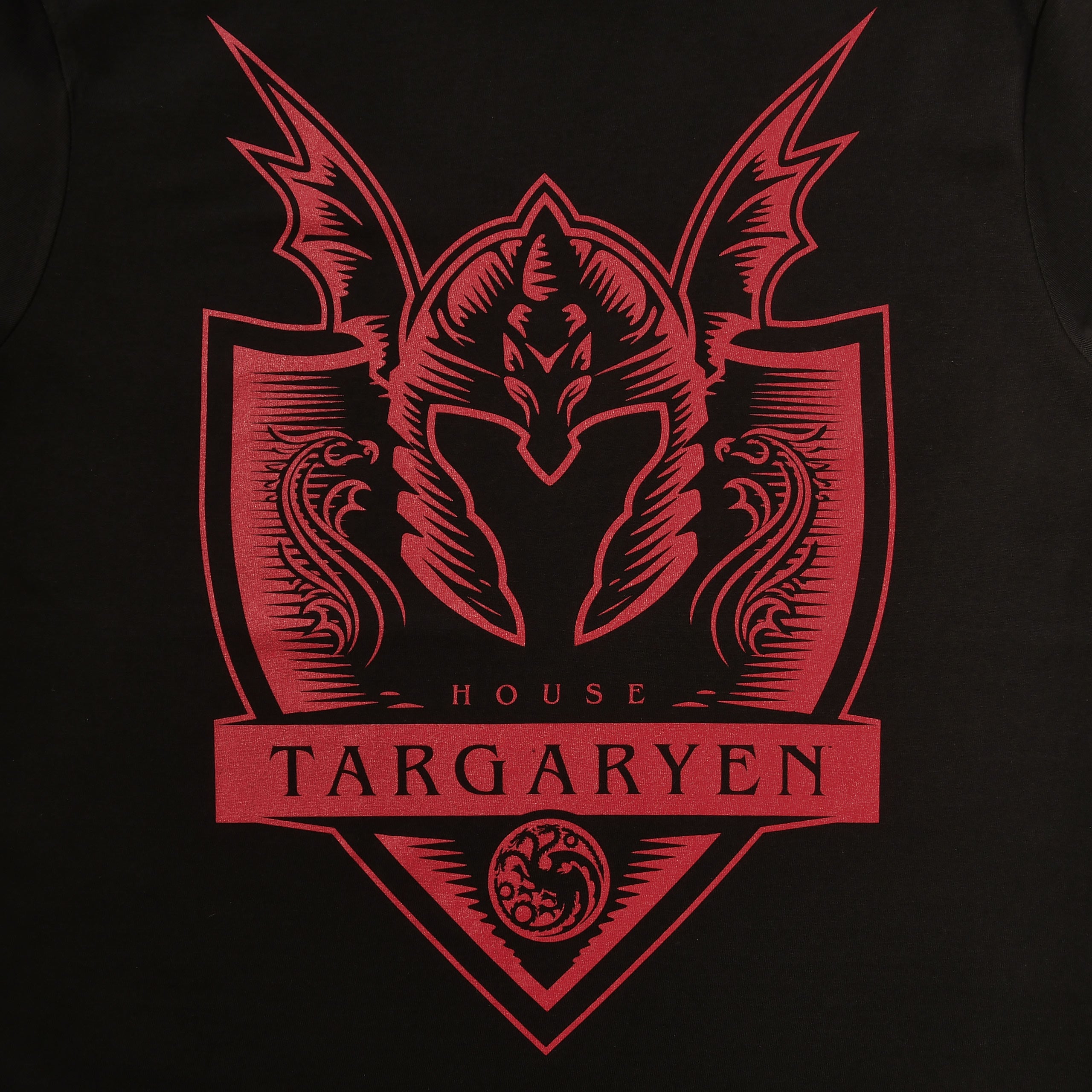 Zdjęcie produktu Czarna koszulka Targaryen - House of the Dragon