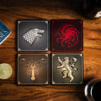 Product image Game of Thrones - House Crests Coaster Set of 4