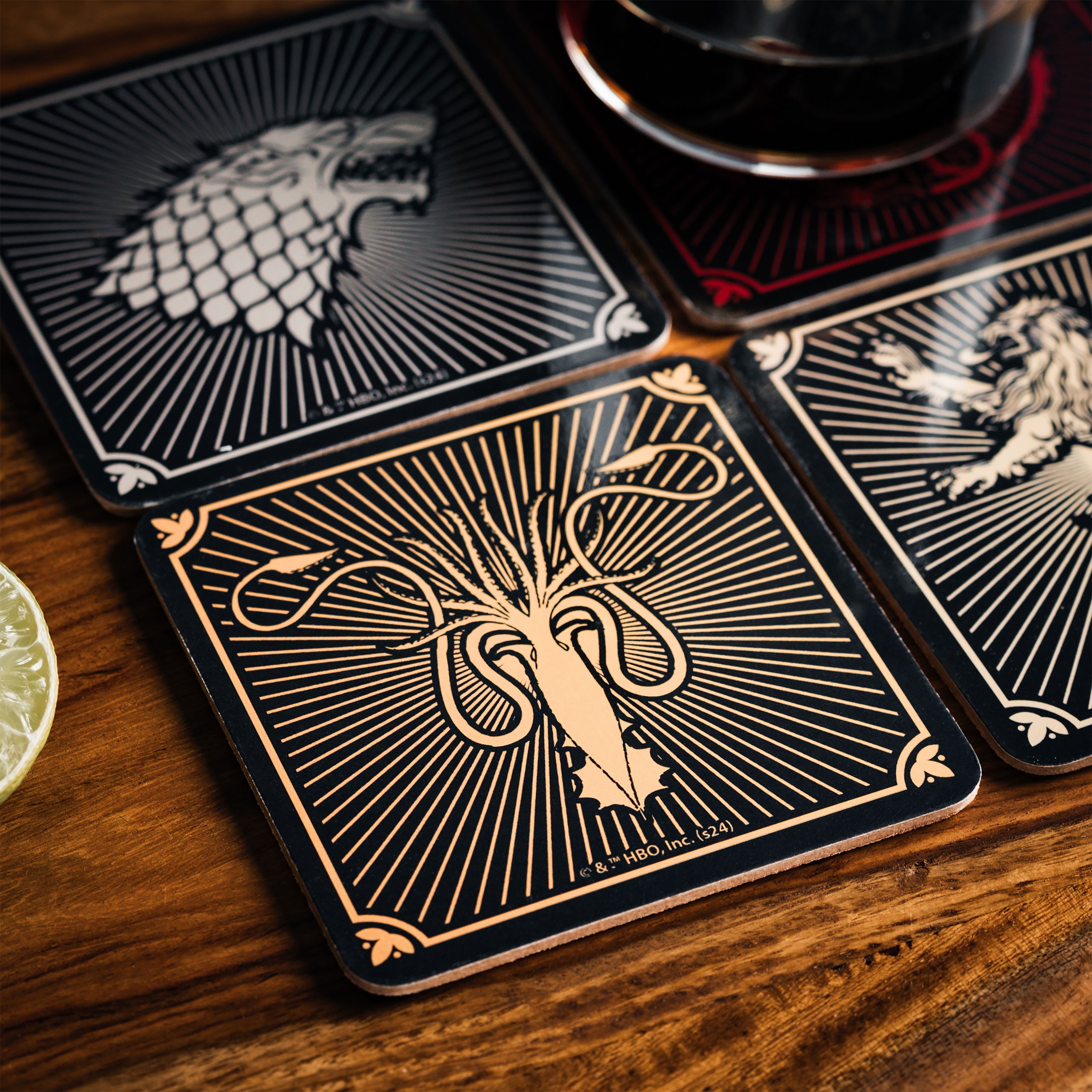 Product image Game of Thrones - House Crests Coaster Set of 4