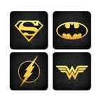 Zdjęcie produktu Podkładki DC Comics Logos Zestaw 4 szt.